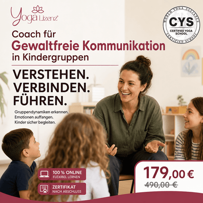Coach für Gewaltfreie Kommunikation in Kindergruppen - YogaLizenz.de
