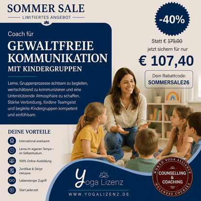 Coach für Gewaltfreie Kommunikation in Kindergruppen - YogaLizenz.de