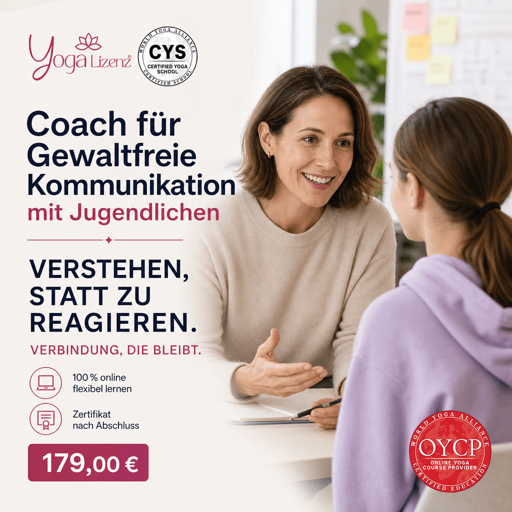 Coach für Gewaltfreie Kommunikation mit Jugendlichen - YogaLizenz.de
