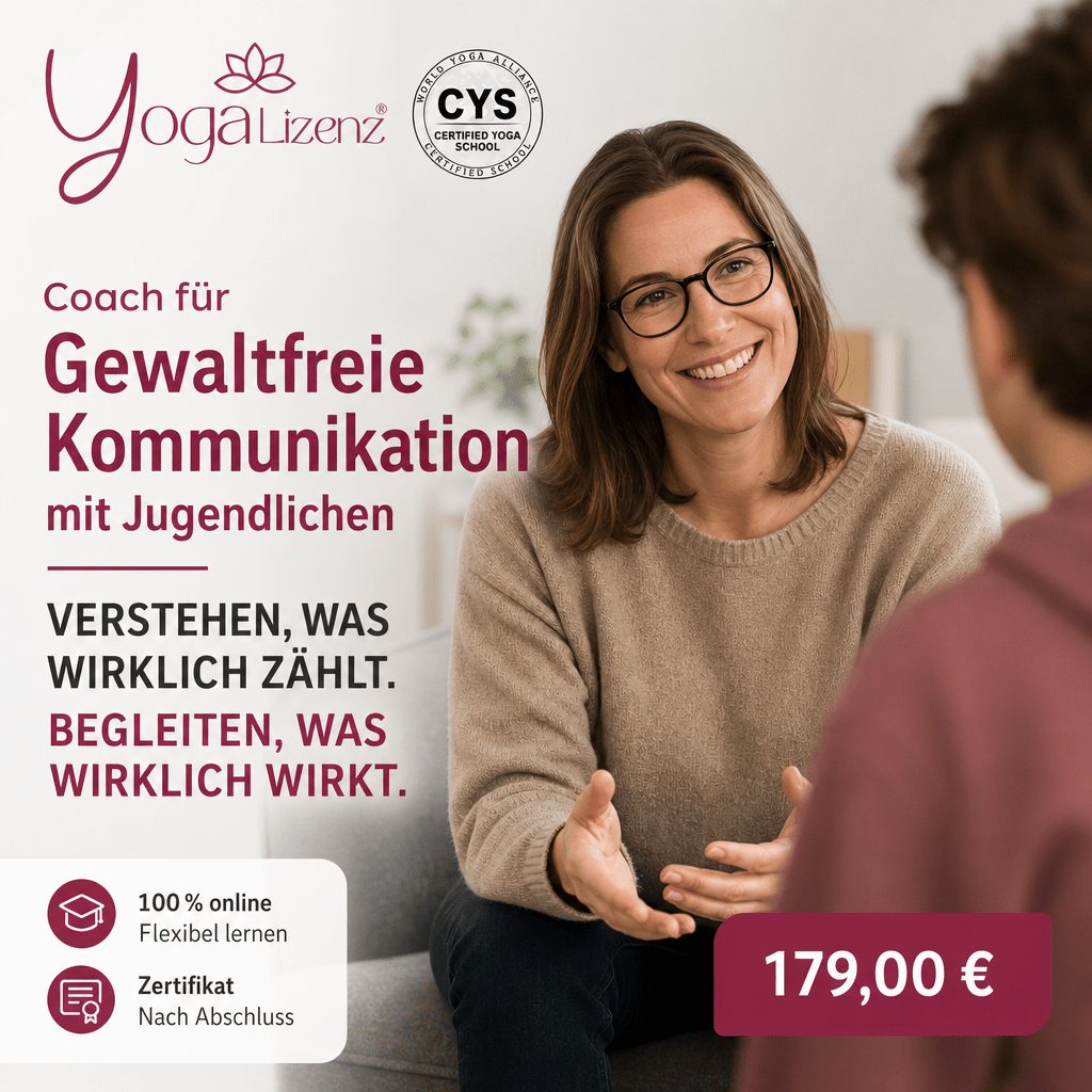 Coach für Gewaltfreie Kommunikation mit Jugendlichen - YogaLizenz.de