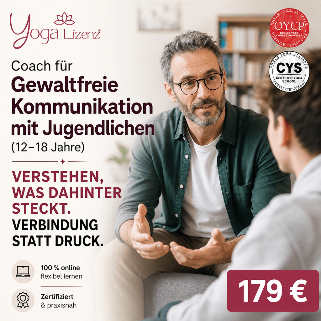 Coach für Gewaltfreie Kommunikation mit Jugendlichen - YogaLizenz.de