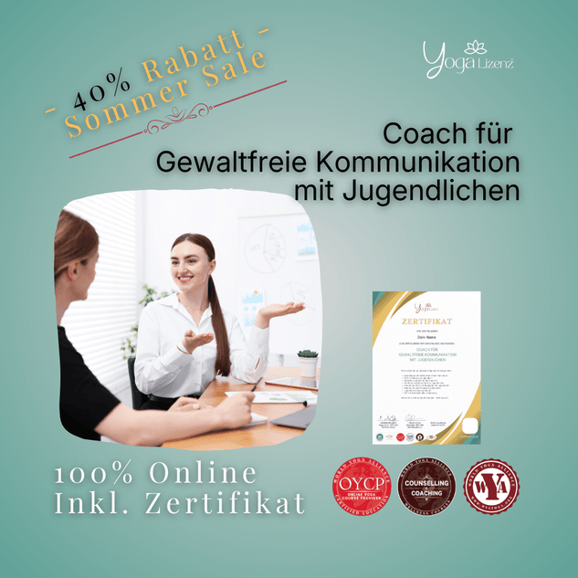 Coach für Gewaltfreie Kommunikation mit Jugendlichen - YogaLizenz.de
