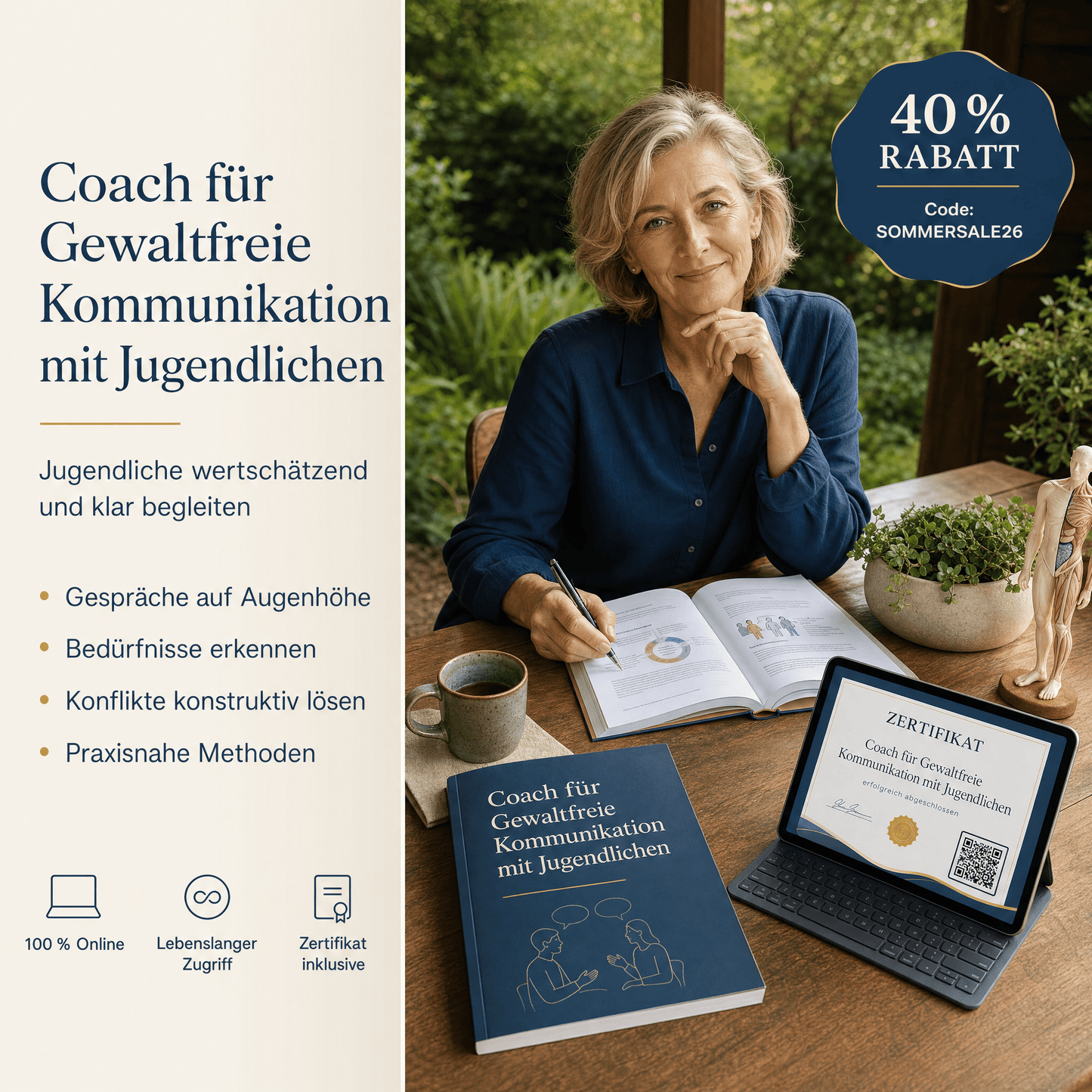 Coach für Gewaltfreie Kommunikation mit Jugendlichen - YogaLizenz.de
