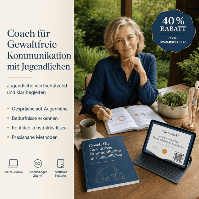 Coach für Gewaltfreie Kommunikation mit Jugendlichen - YogaLizenz.de