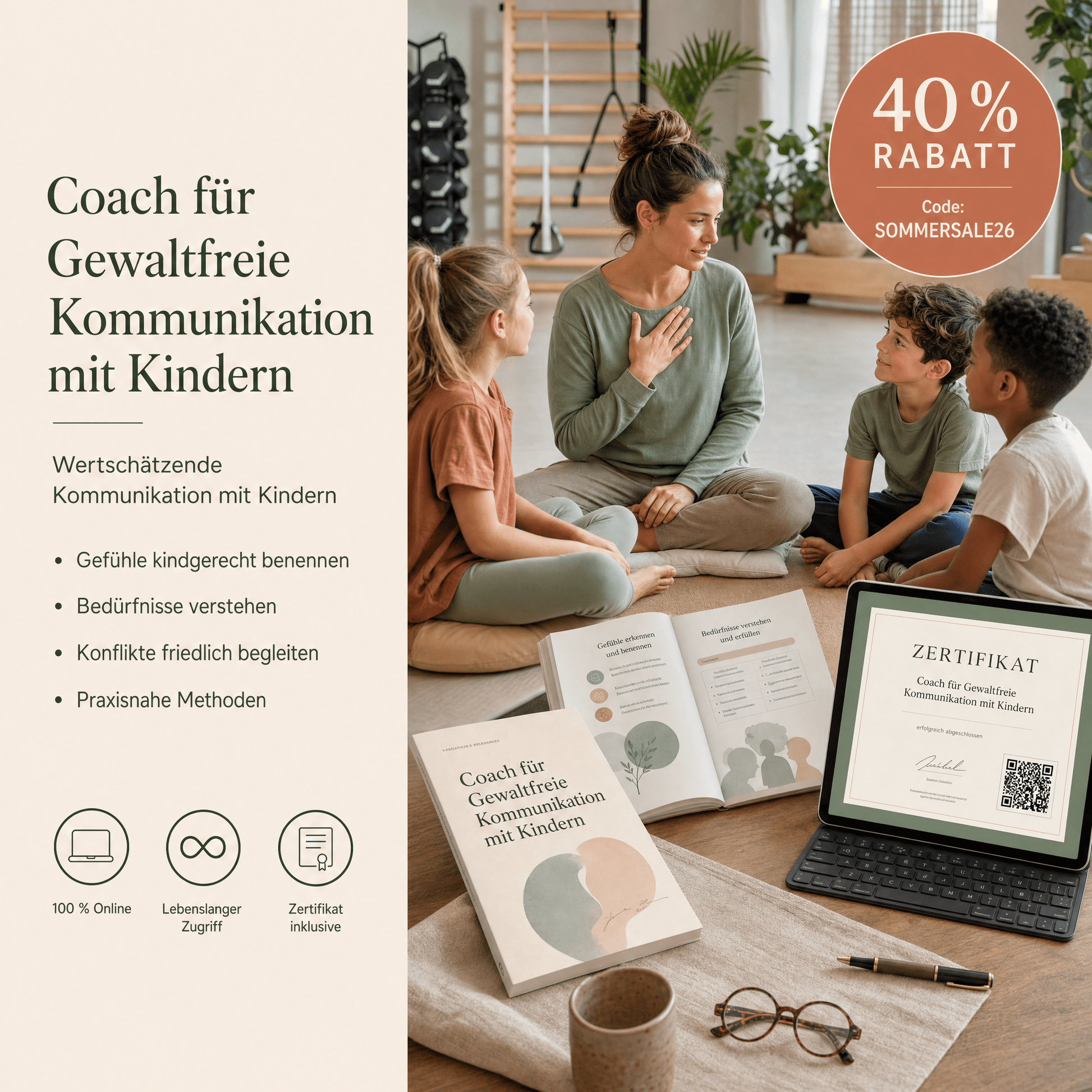 Coach für Gewaltfreie Kommunikation mit Kindern - YogaLizenz.de