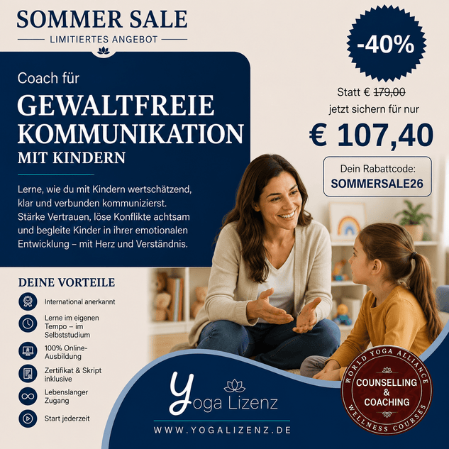 Coach für Gewaltfreie Kommunikation mit Kindern - YogaLizenz.de