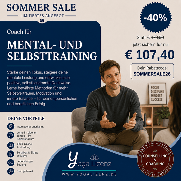 Coach für Mental- und Selbsttraining - YogaLizenz.de