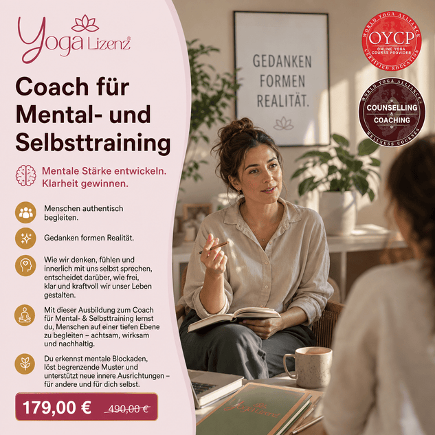Coach für Mental- und Selbsttraining - YogaLizenz.de