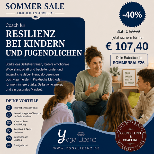 Coach für Resilienz bei Kindern und Jugendlichen - YogaLizenz.de