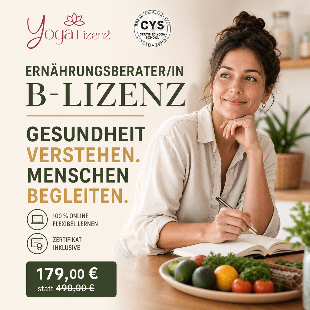 Ernährungsberater/in "B-Lizenz" - YogaLizenz.de