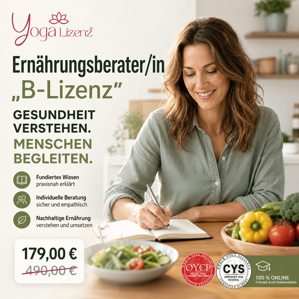 Ernährungsberater/in "B-Lizenz" - YogaLizenz.de