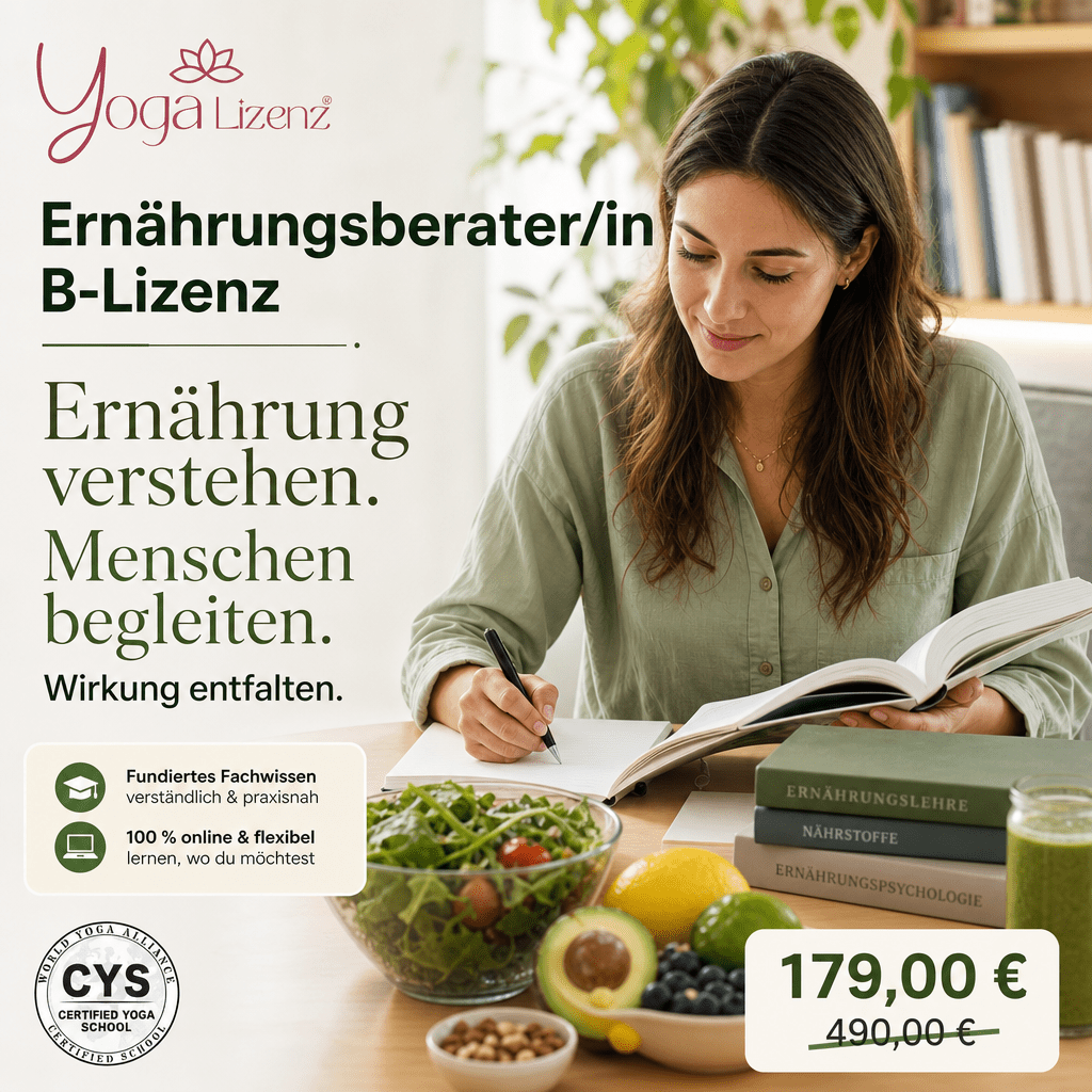 Ernährungsberater/in "B-Lizenz" - YogaLizenz.de