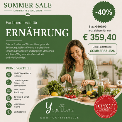 Fachberater/in für Ernährung - YogaLizenz.de