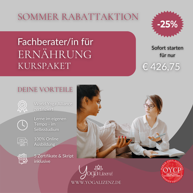 Fachberater/in für Ernährung - YogaLizenz.de