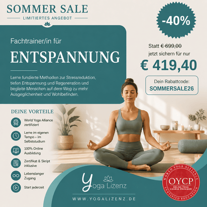Fachtrainer/in für Entspannung - YogaLizenz.de
