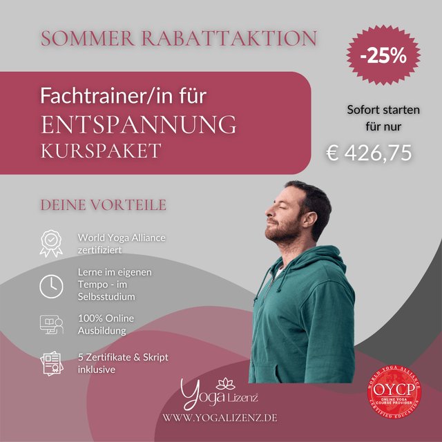 Fachtrainer/in für Entspannung - YogaLizenz.de