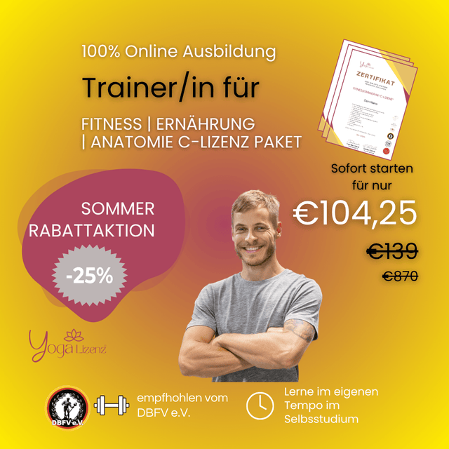 Fitness C - Lizenzen Komplettpaket - YogaLizenz.de