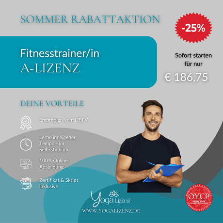 Fitnesstrainer/in "A - Lizenz" - YogaLizenz.de