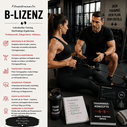 Fitnesstrainer/in "B-Lizenz" - YogaLizenz.de
