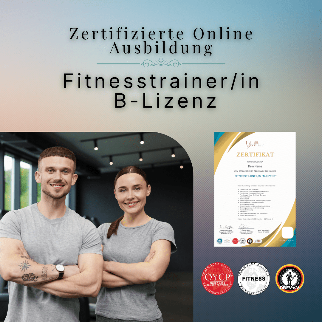 Fitnesstrainer/in "B - Lizenz" - YogaLizenz.de