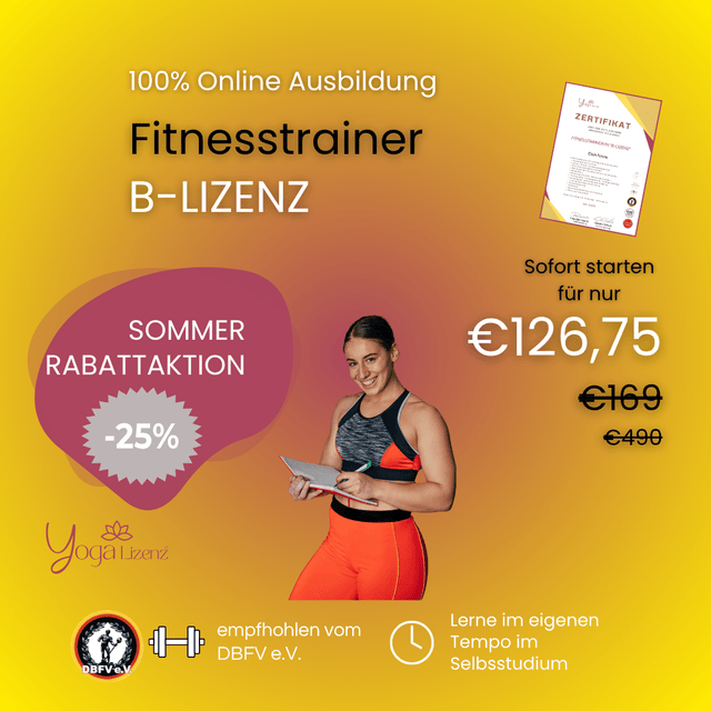 Fitnesstrainer/in "B - Lizenz" - YogaLizenz.de