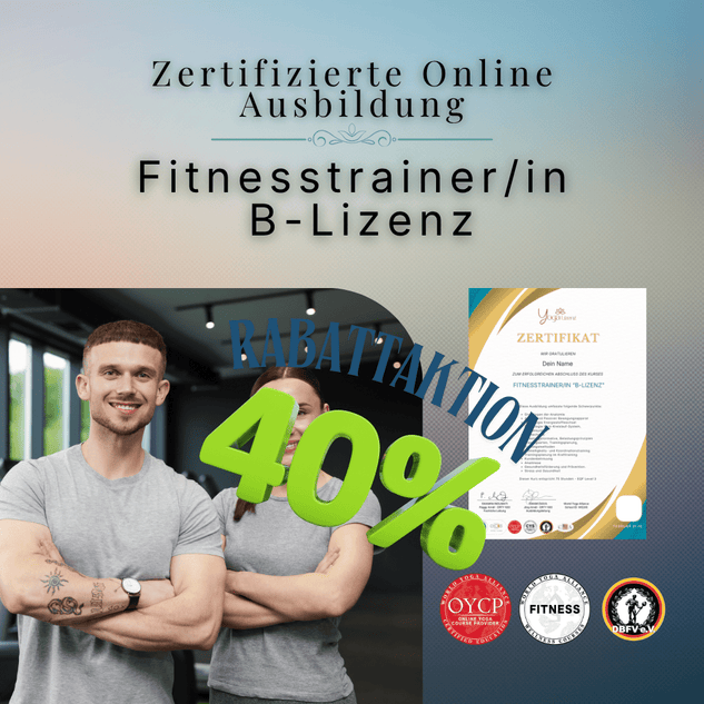 Fitnesstrainer/in "B - Lizenz" - YogaLizenz.de