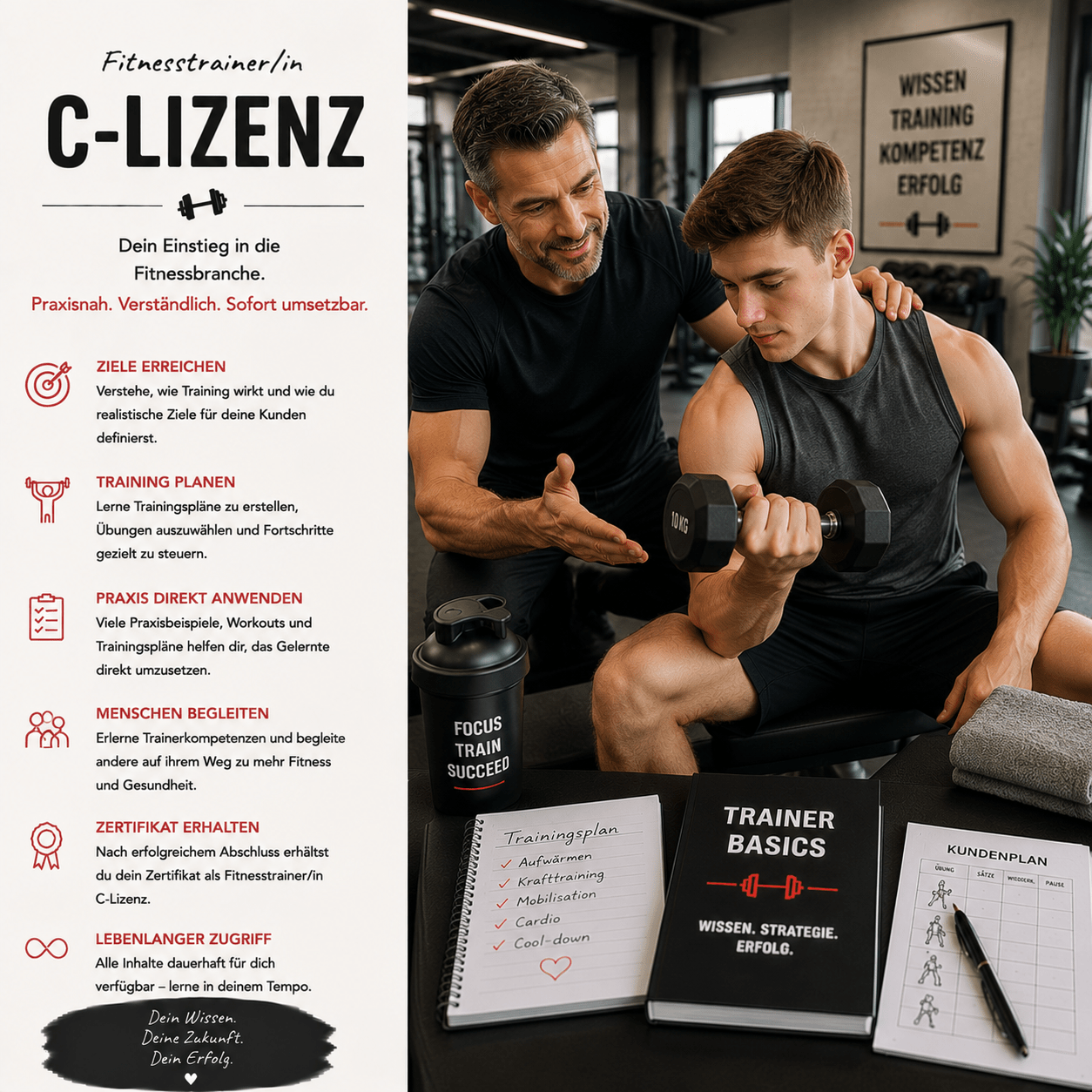 Fitnesstrainer/in "C-Lizenz" - YogaLizenz.de