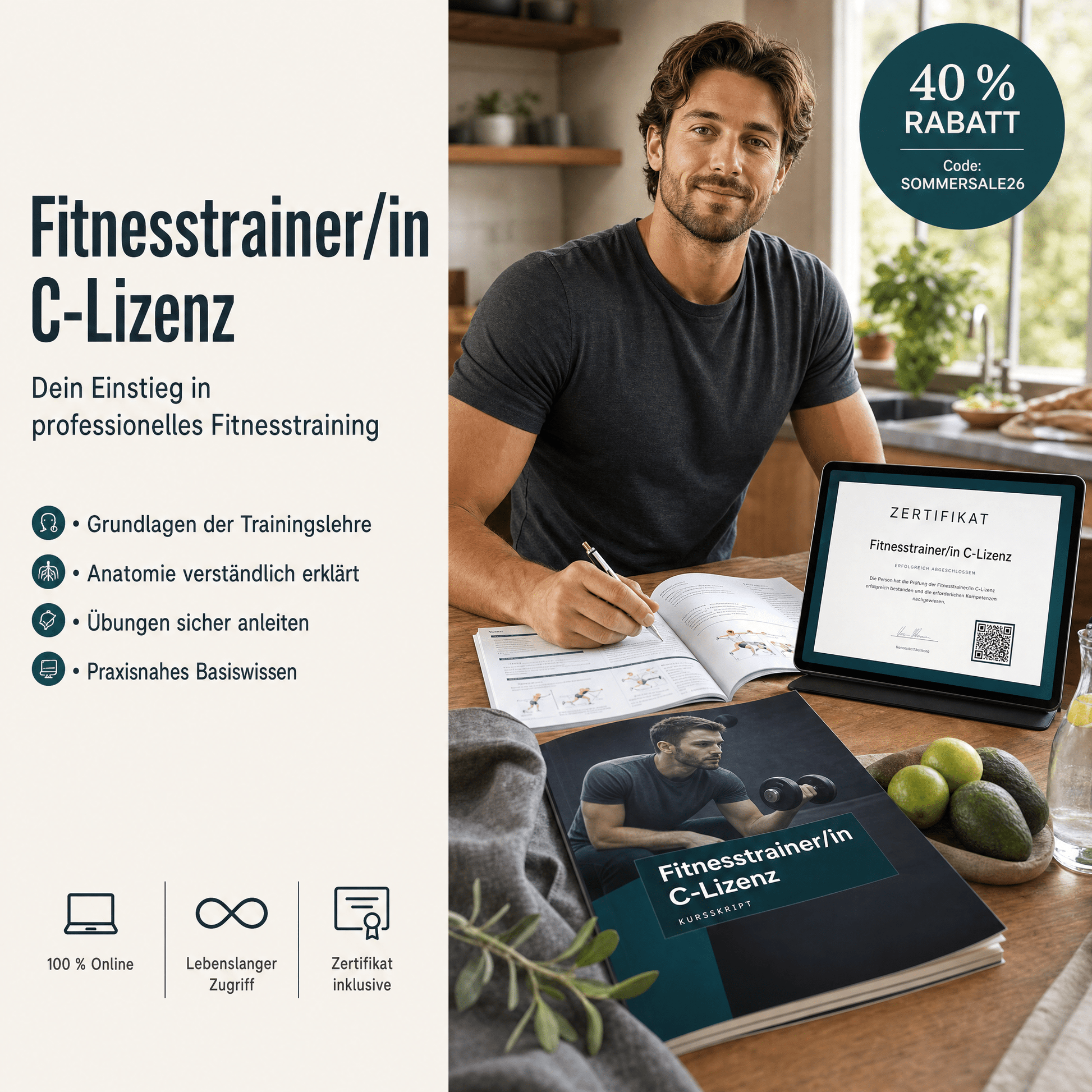 Fitnesstrainer/in "C-Lizenz" - YogaLizenz.de