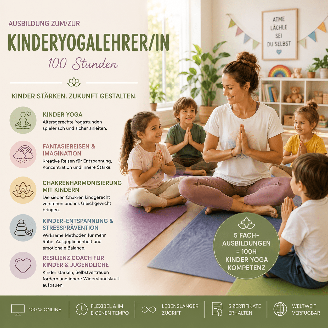 Kinderyogalehrer/in 100h - YogaLizenz.de