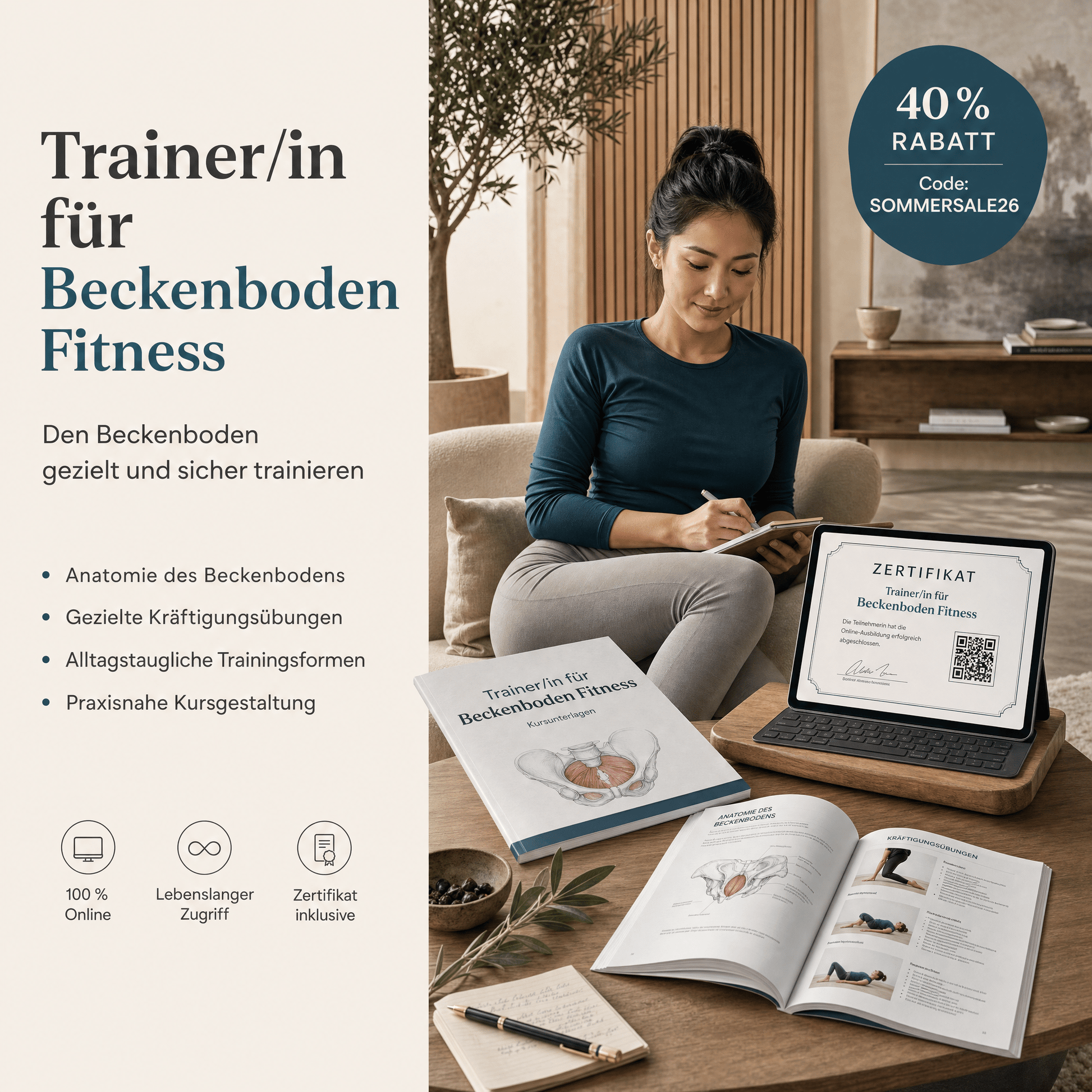 Trainer/in für Beckenboden Fitness - YogaLizenz.de