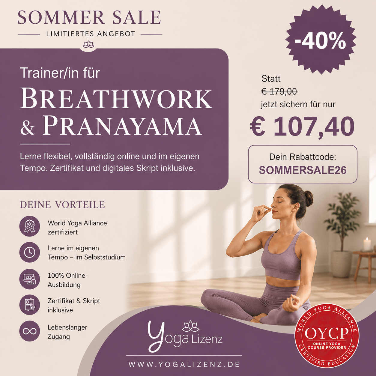 Trainer/in für Breathwork & Pranayama - YogaLizenz.de