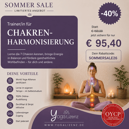 Trainer/in für Chakren-Harmonisierung - YogaLizenz.de