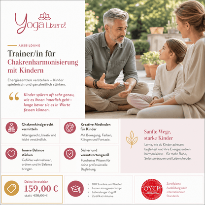 Trainer/in für Chakrenharmonisierung mit Kindern - YogaLizenz.de
