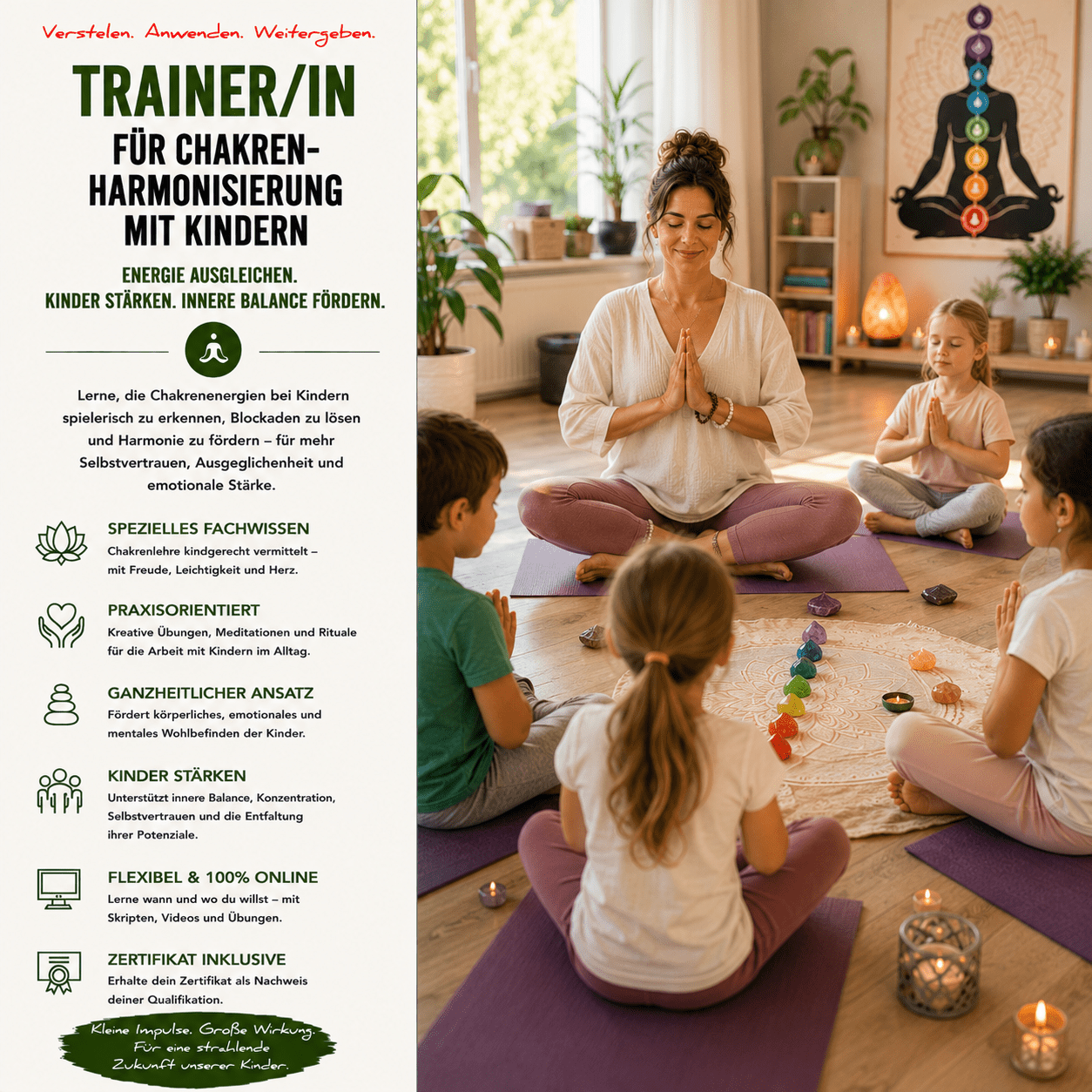 Trainer/in für Chakrenharmonisierung mit Kindern - YogaLizenz.de