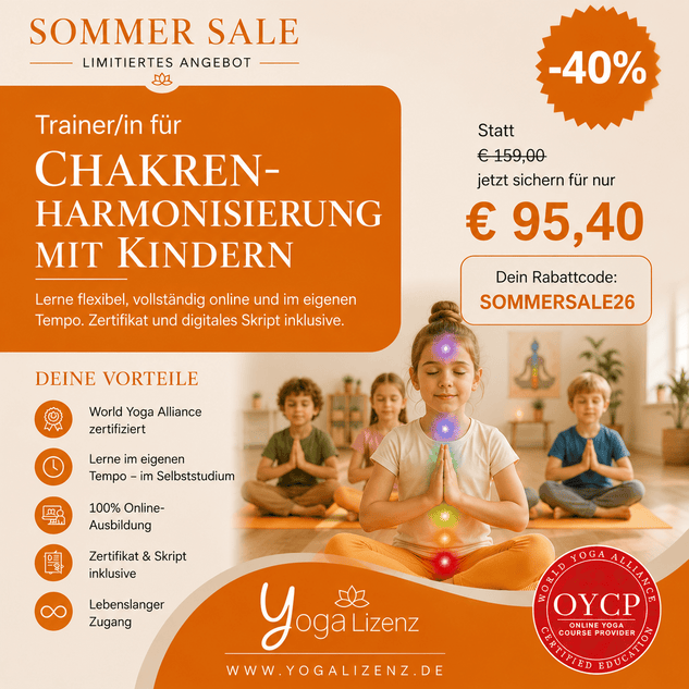 Trainer/in für Chakrenharmonisierung mit Kindern - YogaLizenz.de
