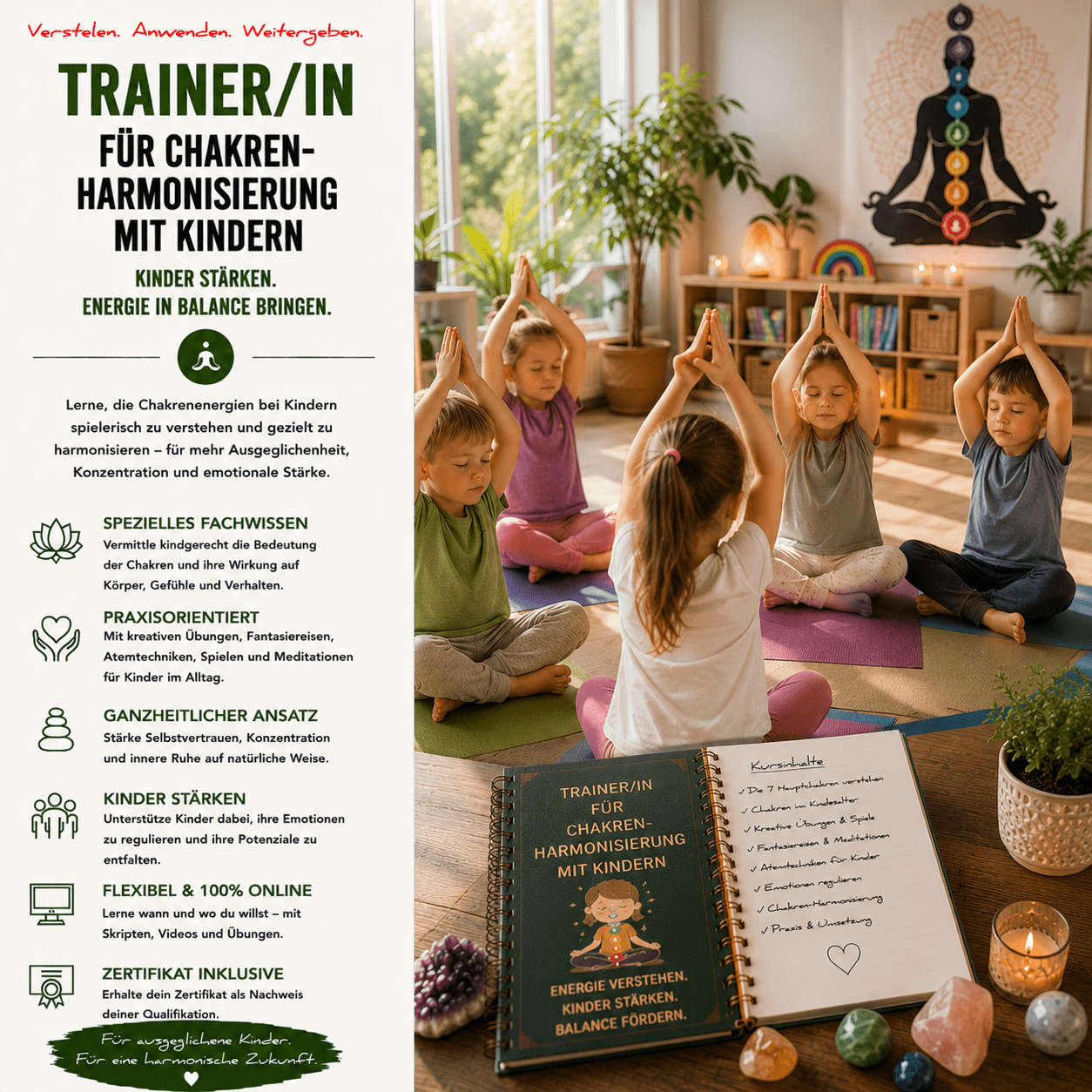 Trainer/in für Chakrenharmonisierung mit Kindern - YogaLizenz.de