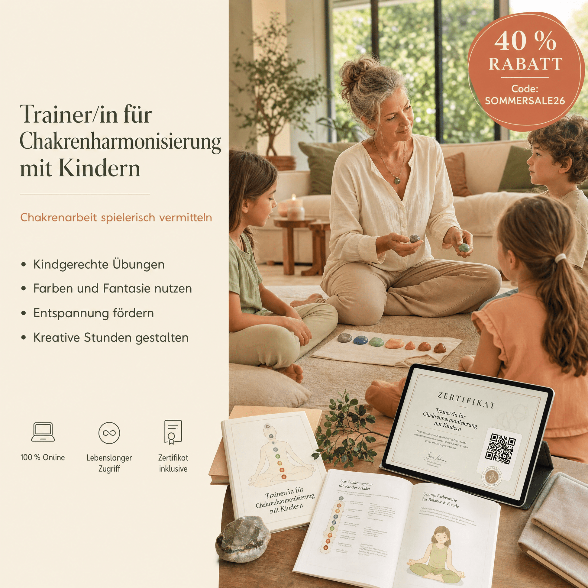 Trainer/in für Chakrenharmonisierung mit Kindern - YogaLizenz.de