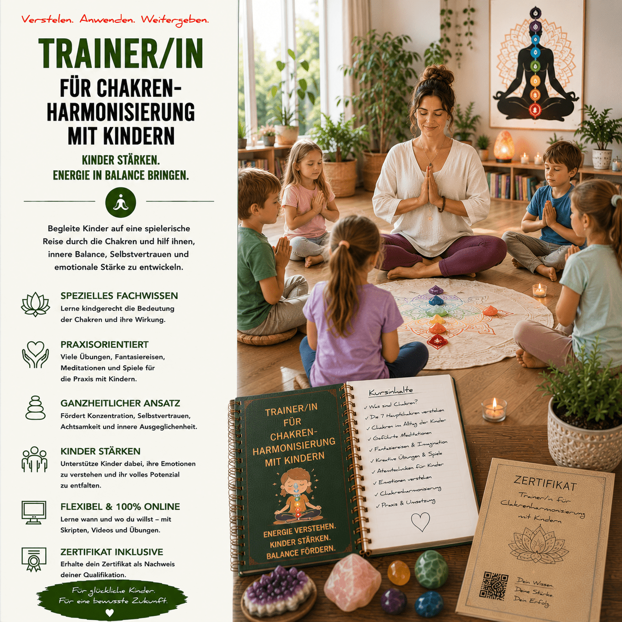 Trainer/in für Chakrenharmonisierung mit Kindern - YogaLizenz.de