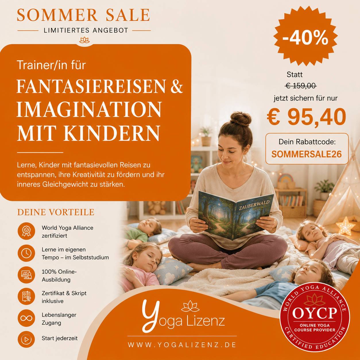 Trainer/in für Fantasiereisen & Imagination mit Kindern - YogaLizenz.de