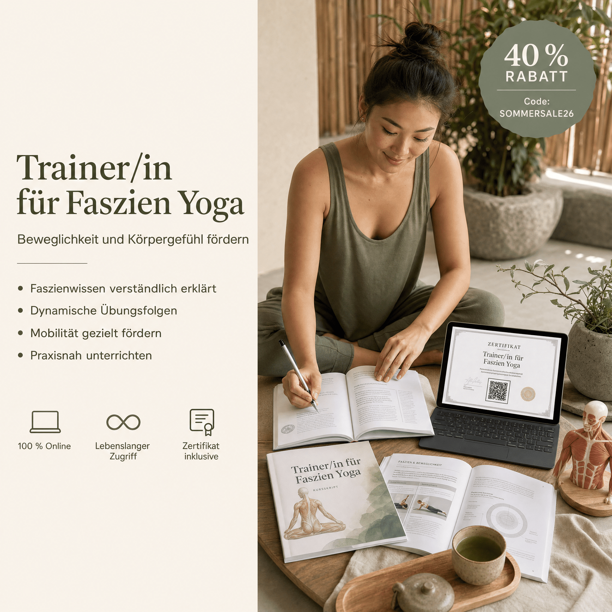 Trainer/in für Faszien Yoga - YogaLizenz.de