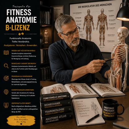 Trainer/in für Fitness Anatomie "B-Lizenz" - YogaLizenz.de