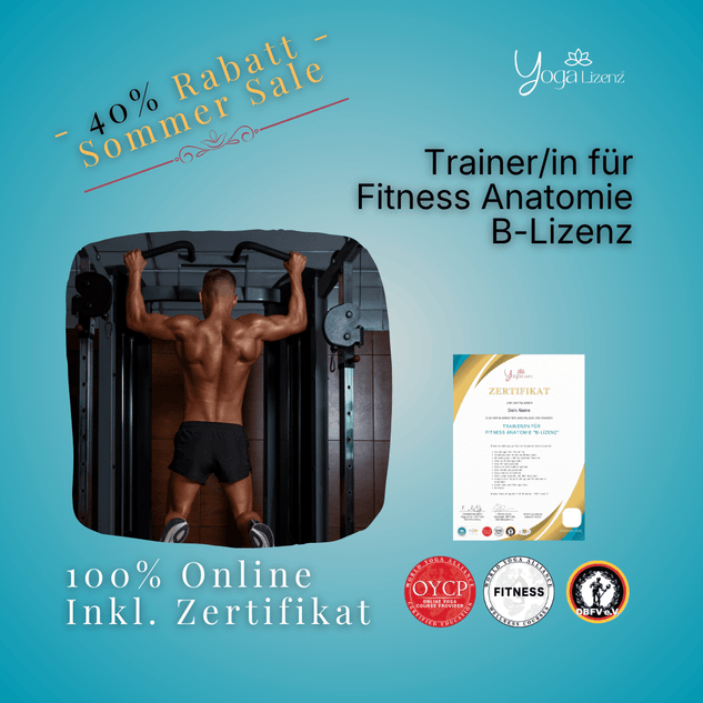 Trainer/in für Fitness Anatomie "B-Lizenz" - YogaLizenz.de