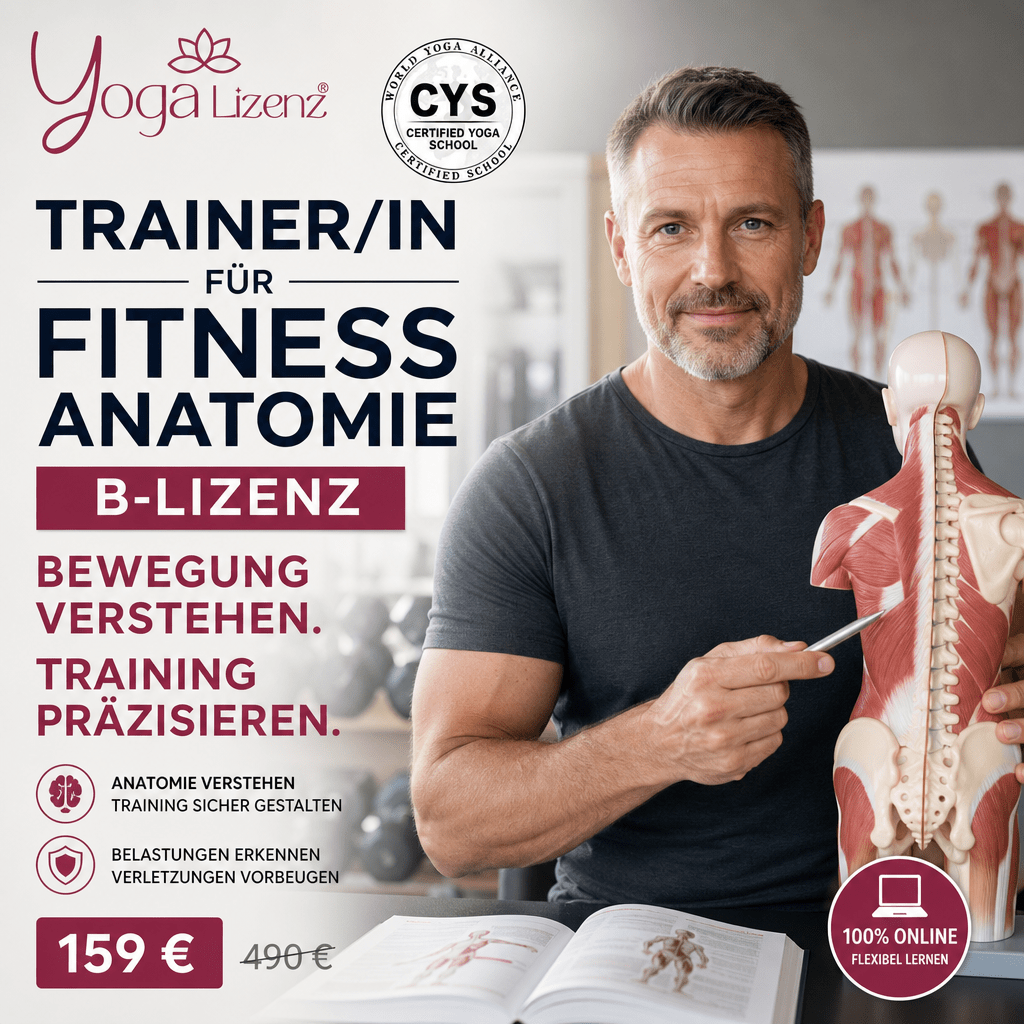 Trainer/in für Fitness Anatomie "B-Lizenz" - YogaLizenz.de