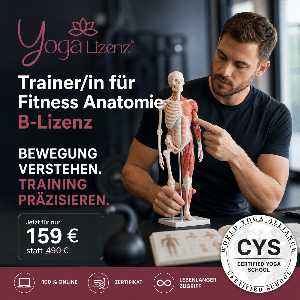 Trainer/in für Fitness Anatomie "B-Lizenz" - YogaLizenz.de