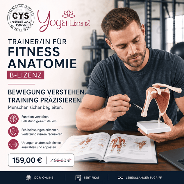 Trainer/in für Fitness Anatomie "B-Lizenz" - YogaLizenz.de