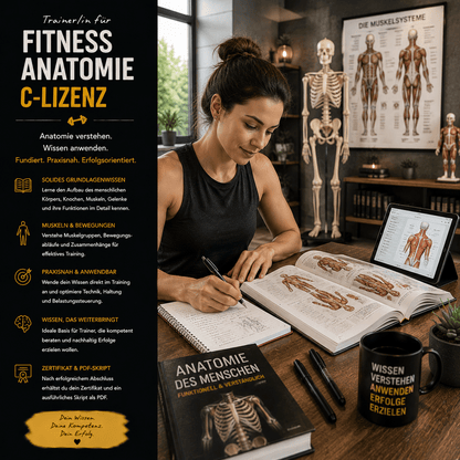 Trainer/in für Fitness Anatomie "C-Lizenz" - YogaLizenz.de