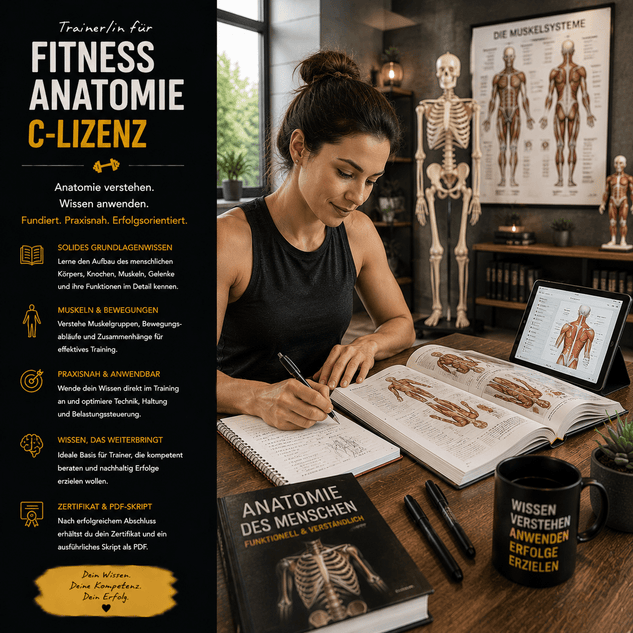 Trainer/in für Fitness Anatomie "C-Lizenz" - YogaLizenz.de
