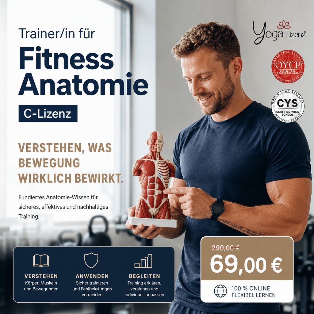 Trainer/in für Fitness Anatomie "C-Lizenz" - YogaLizenz.de