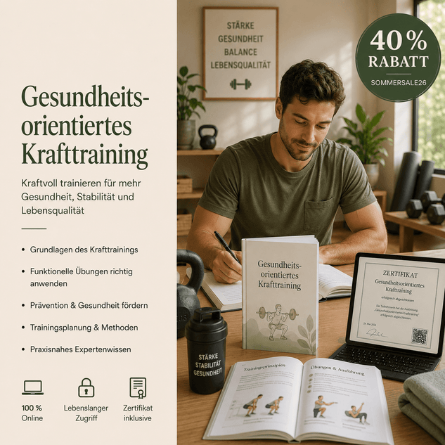 Trainer/in für gesundheitsorientiertes Krafttraining - YogaLizenz.de