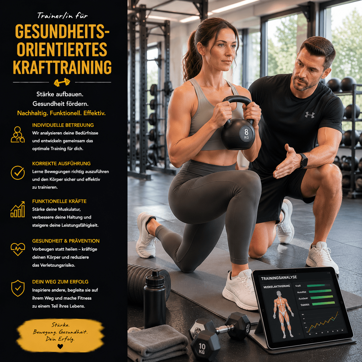 Trainer/in für gesundheitsorientiertes Krafttraining - YogaLizenz.de